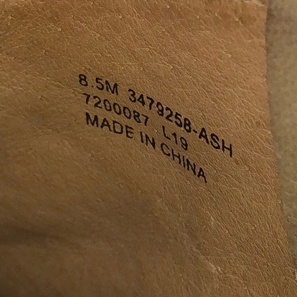 Frye Leather Judith Tan Side Zip Bootie Boots Size 8.5 - Picture 8 of 8